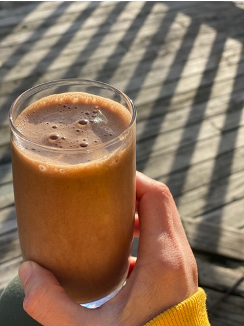 RECIPE / Spiced Chocolate protein smoothie
