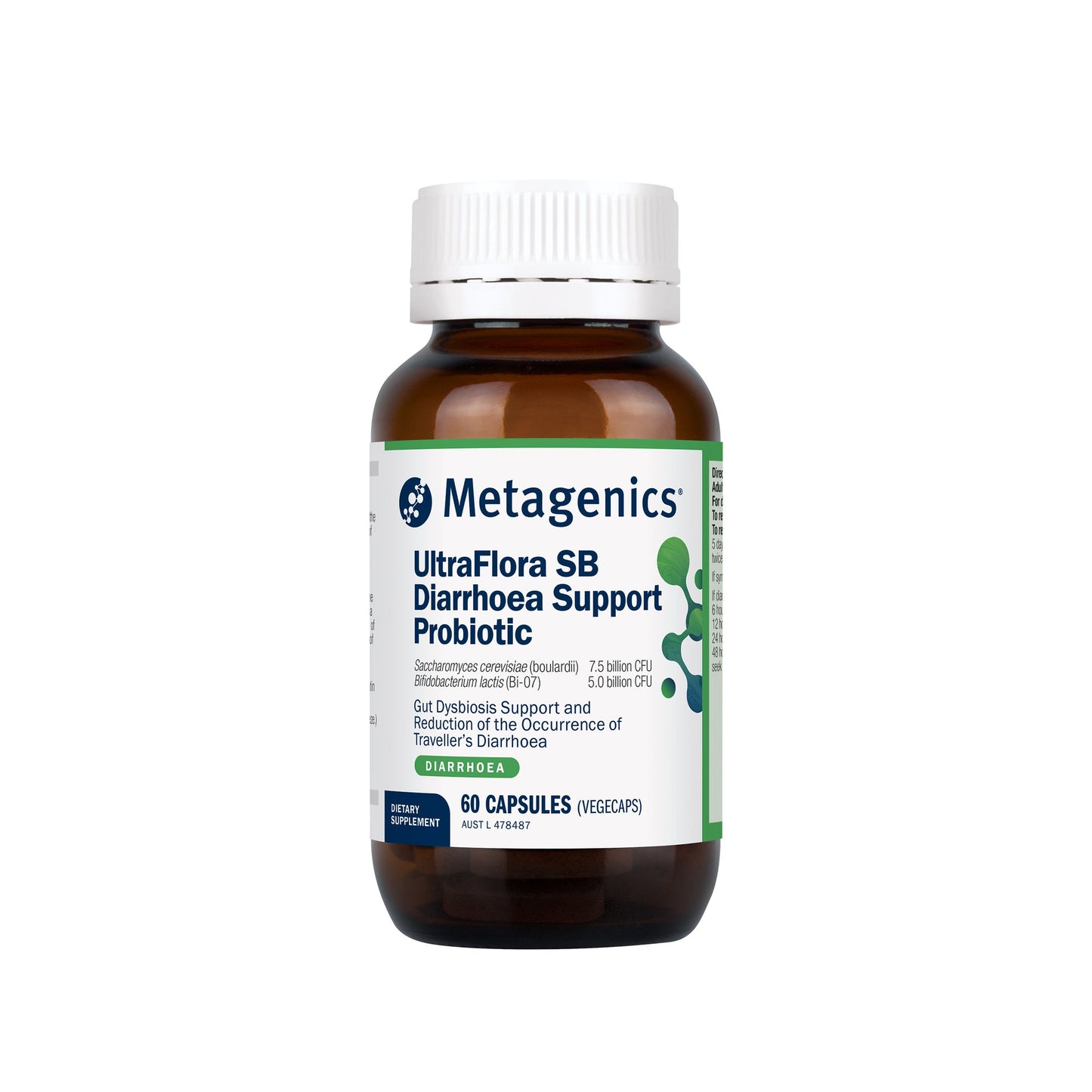 Metagenics UltraFlora SB Diarrhoea Support Capsules