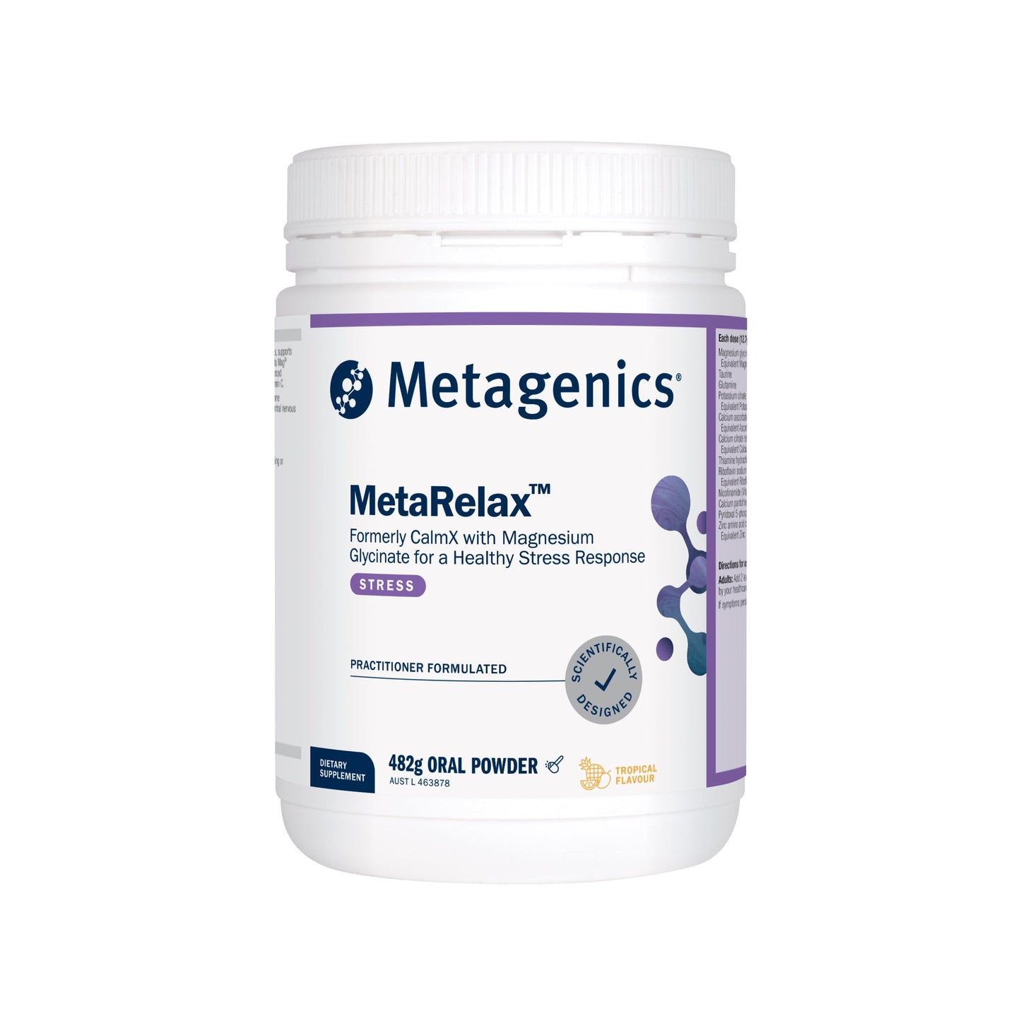 Metagenics MetaRelax Tropical 482g