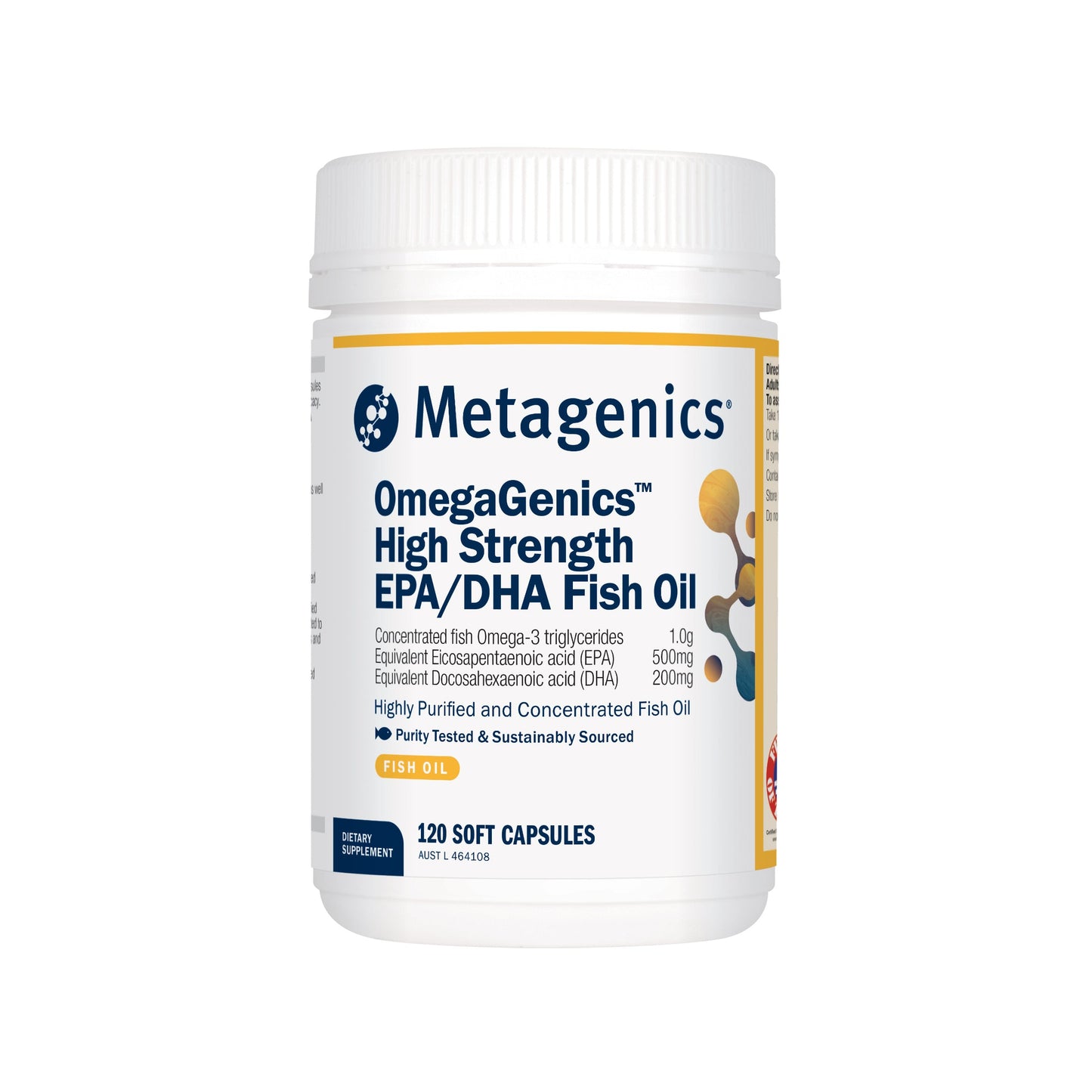 Metagenics Omegagenics EPA/DHA 120 Capsules