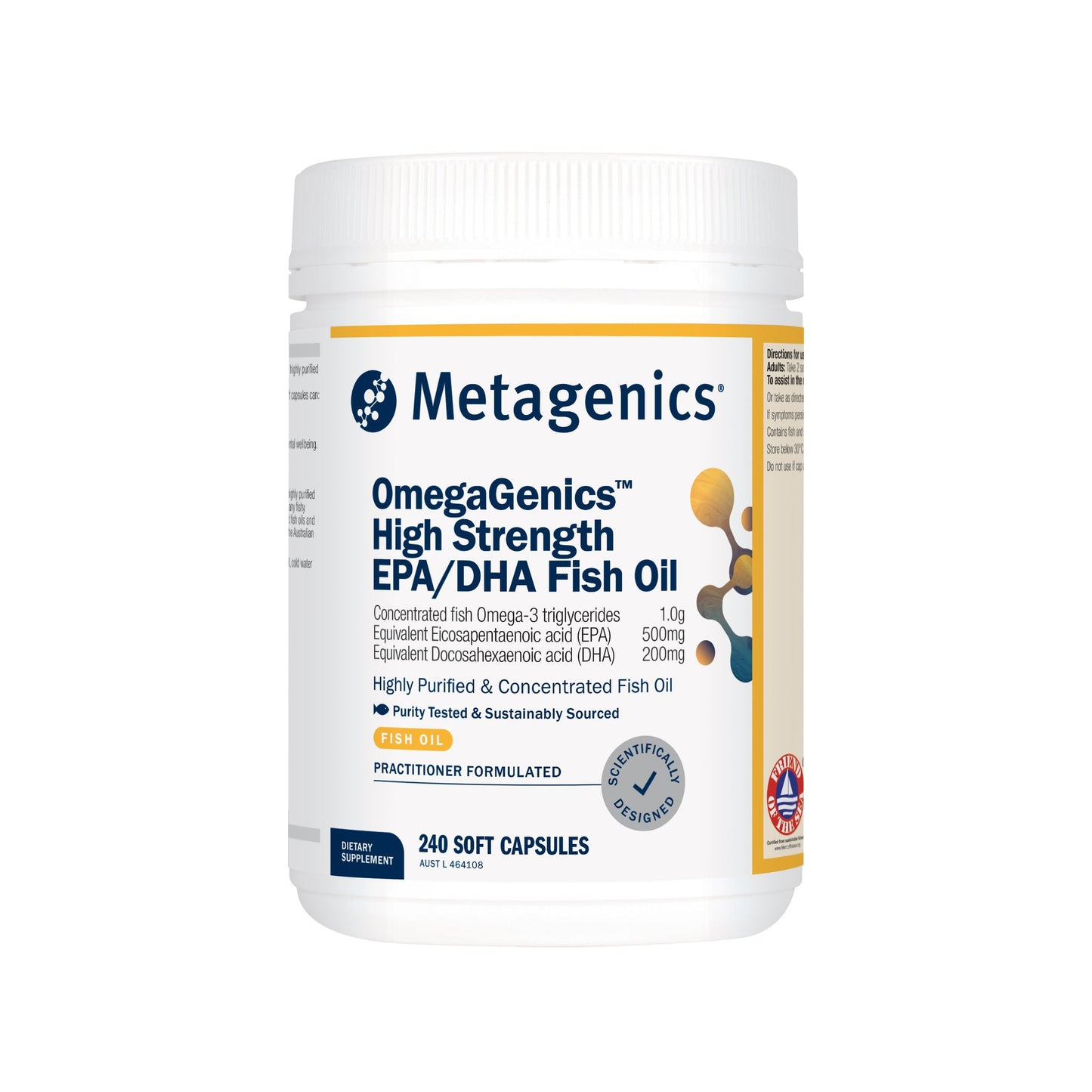 Metagenics Omegagenics EPA/DHA 240 Capsules