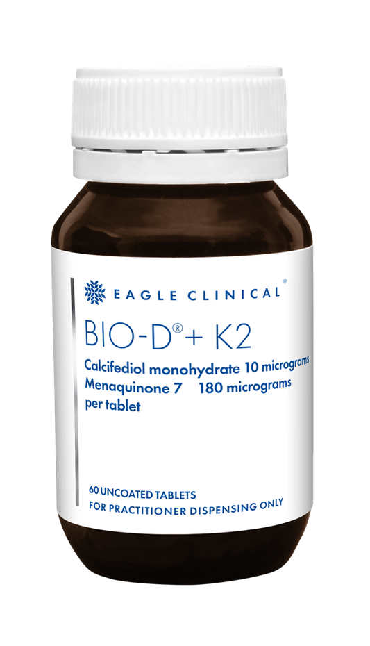 Eagle Clinical BIO-D + K2 60 Tablets